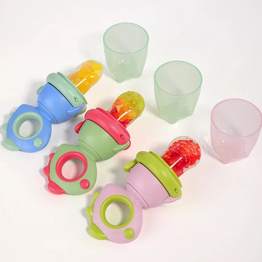 Silicone Push-Pop Feeder and Teether